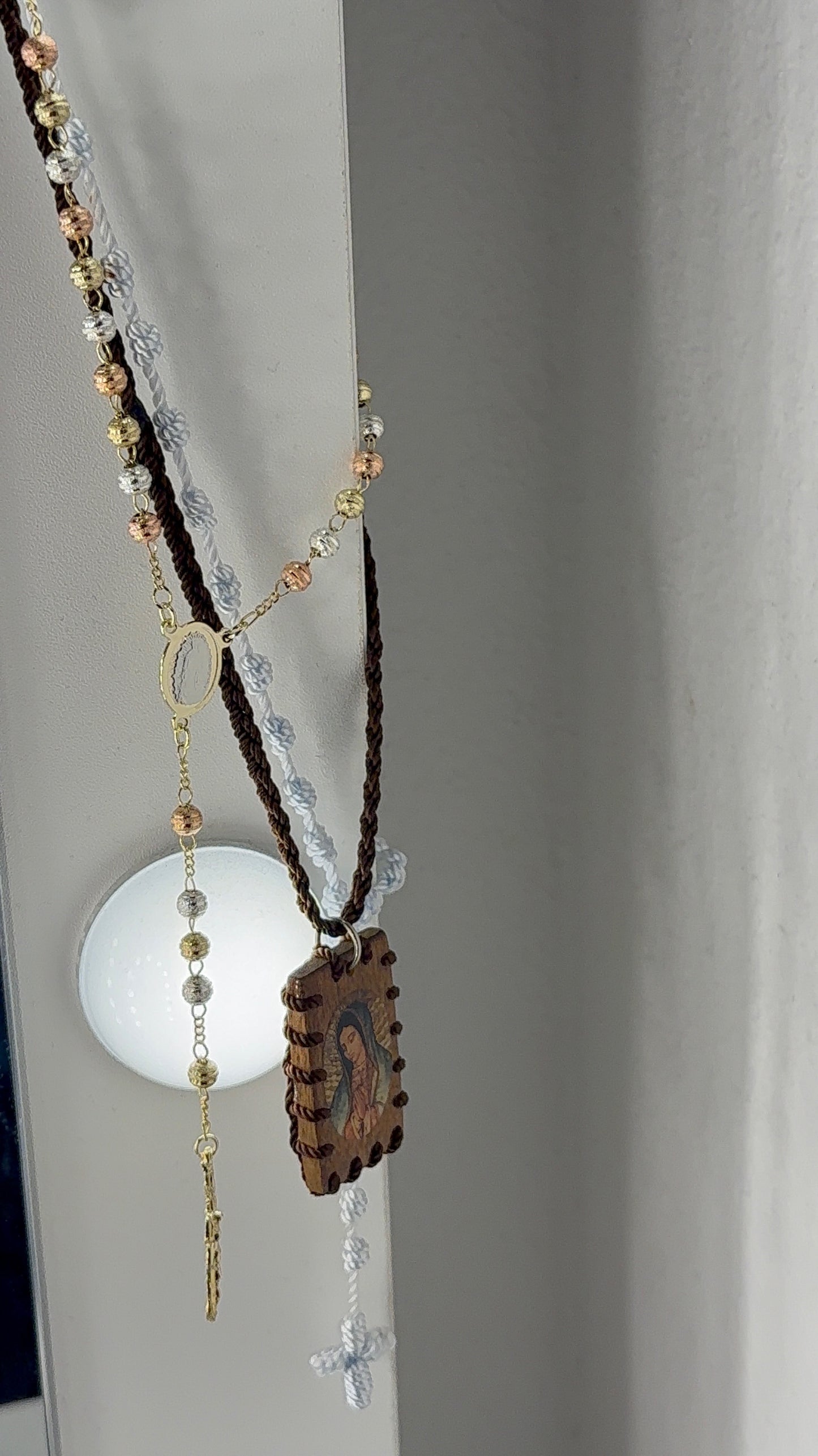 14k gold plated Rosario