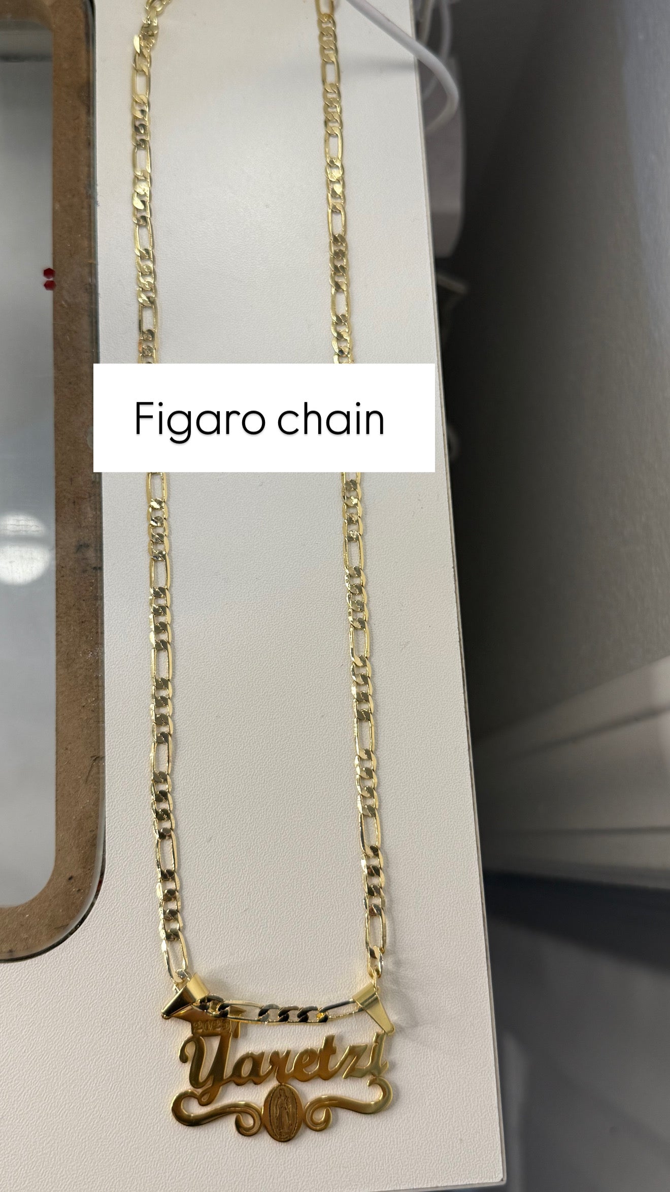 Style 2 - Virgencita graduation name necklace ๐ฉโ๐