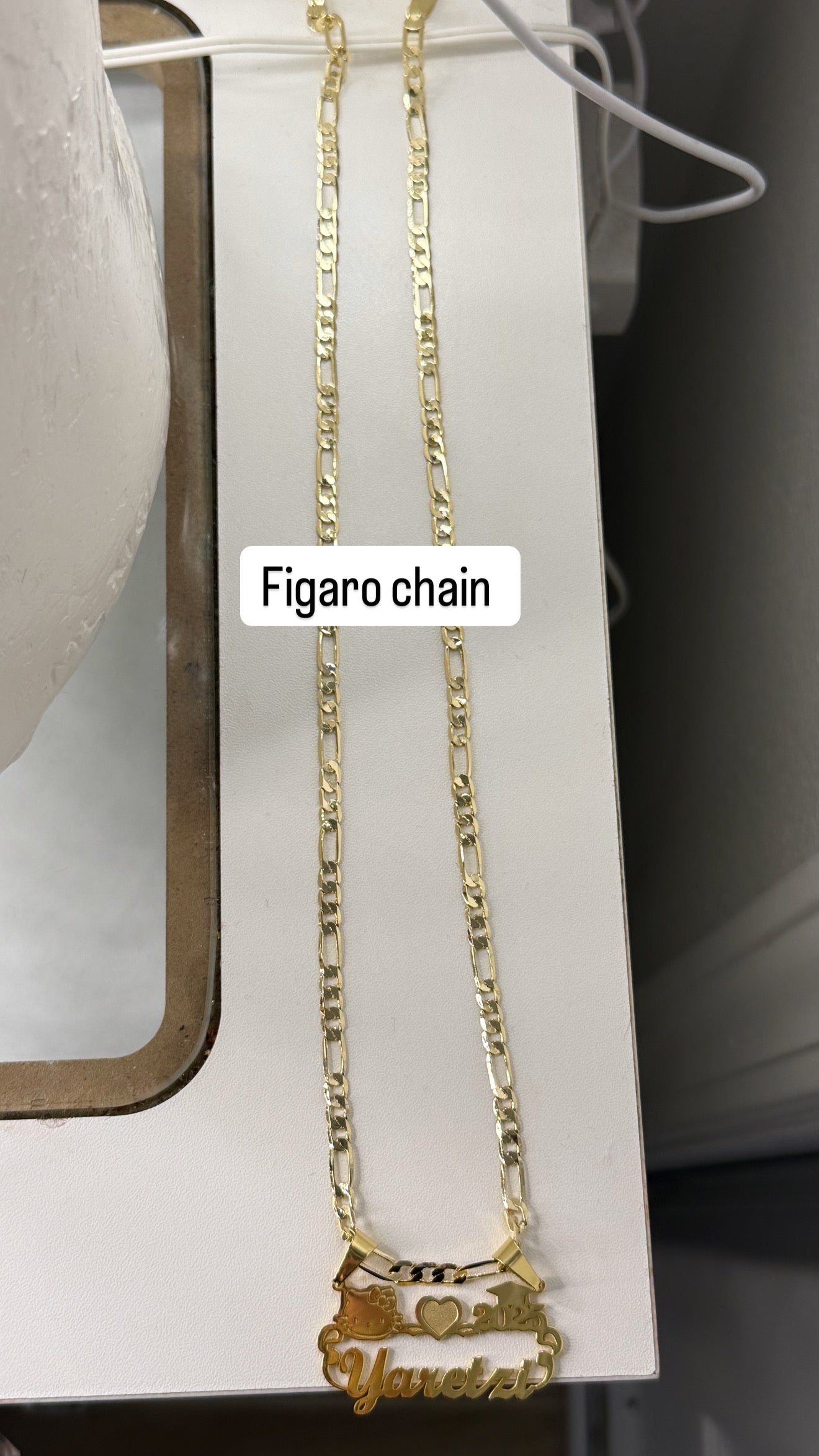 HK personalized graduation name necklace ๐ฉโ๐
