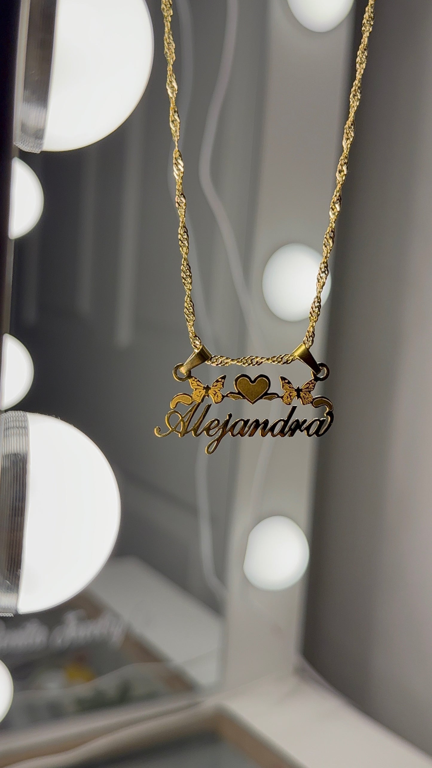Ready to ship name necklaces - click here to view the names we have available