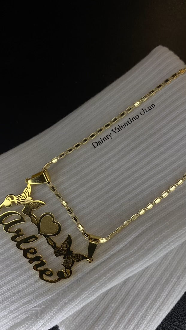 Personalized name necklace