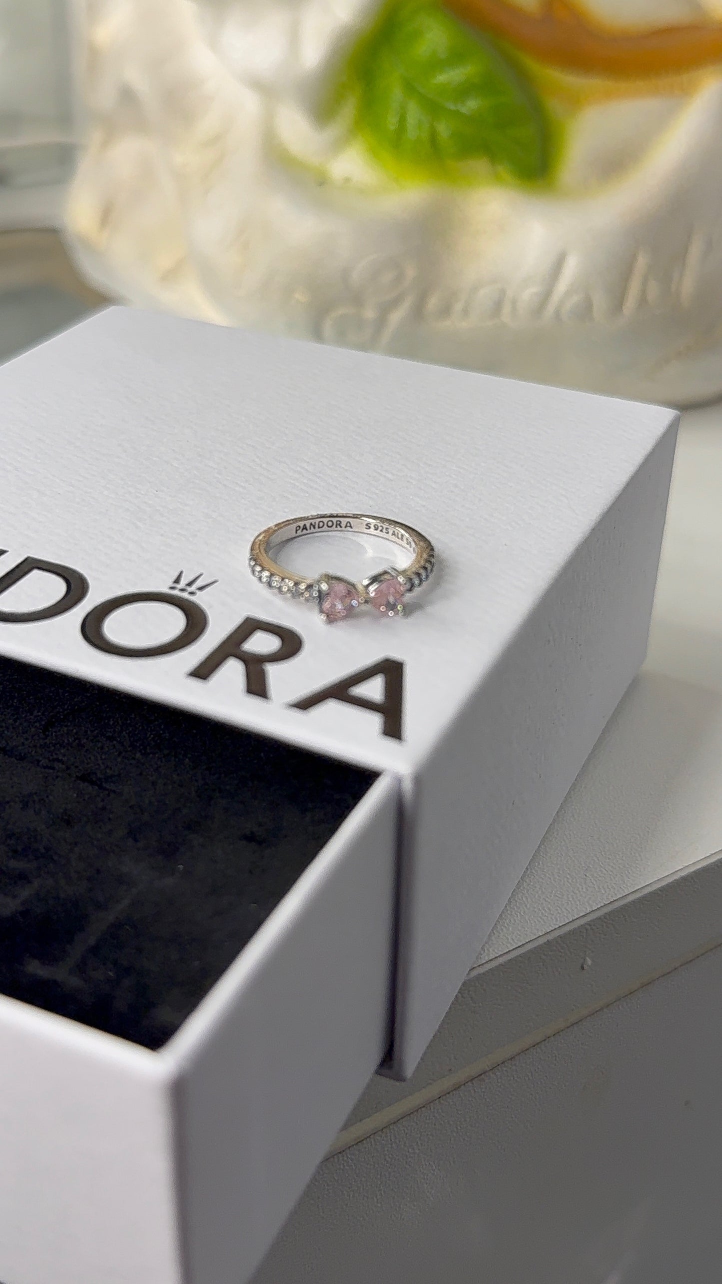 Silver plated bow ring - size 5 , 6 , 7 available