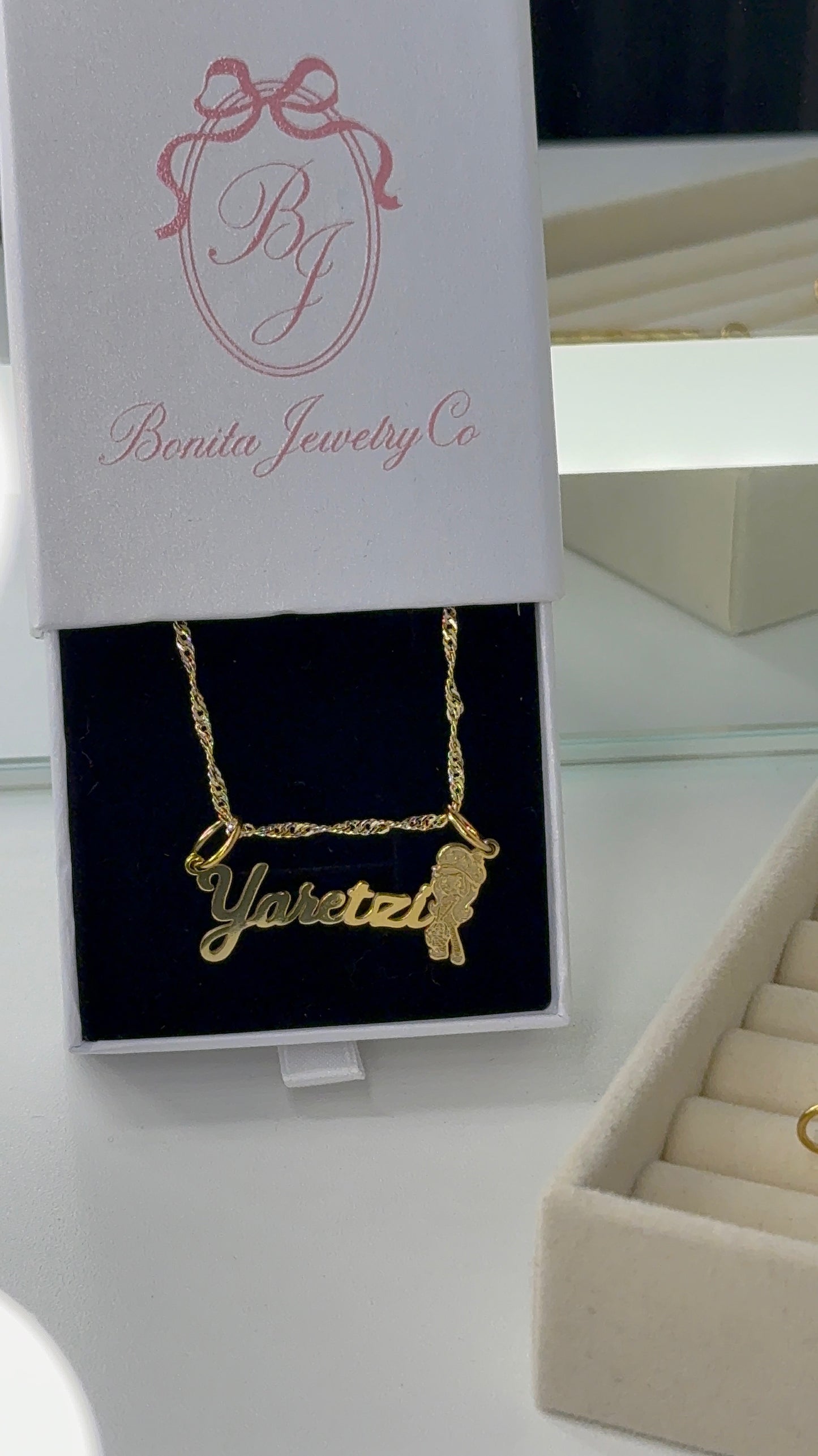 🍰🍓 shortcake personalized name necklace