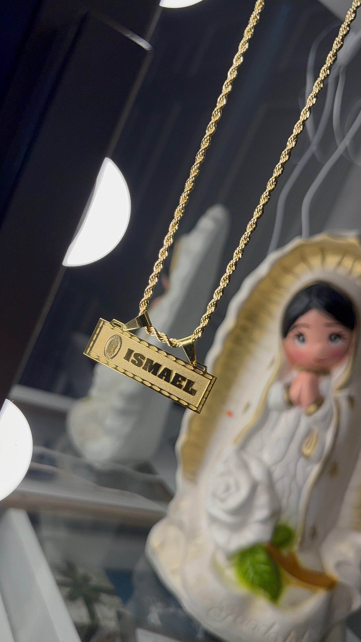 New design | virgencita personalized name necklace