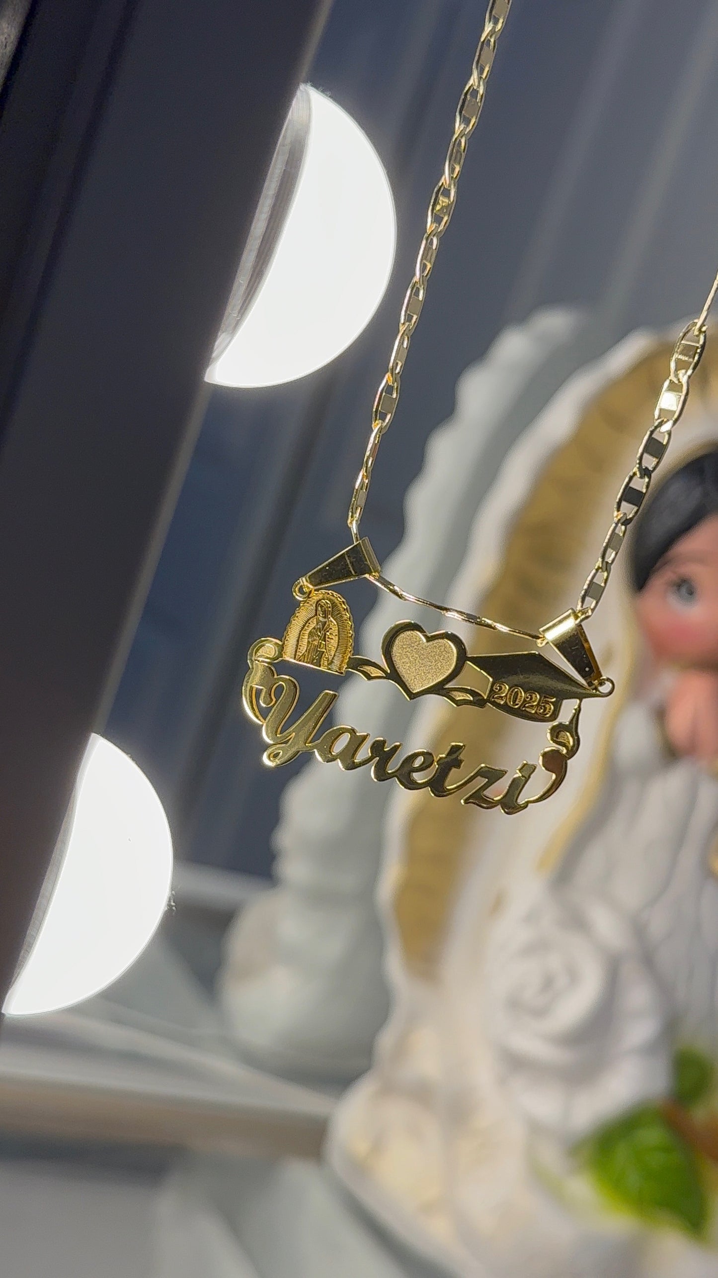 Style 1 - Personalized virgencita Graduation ๐ฉโ๐ nameplate