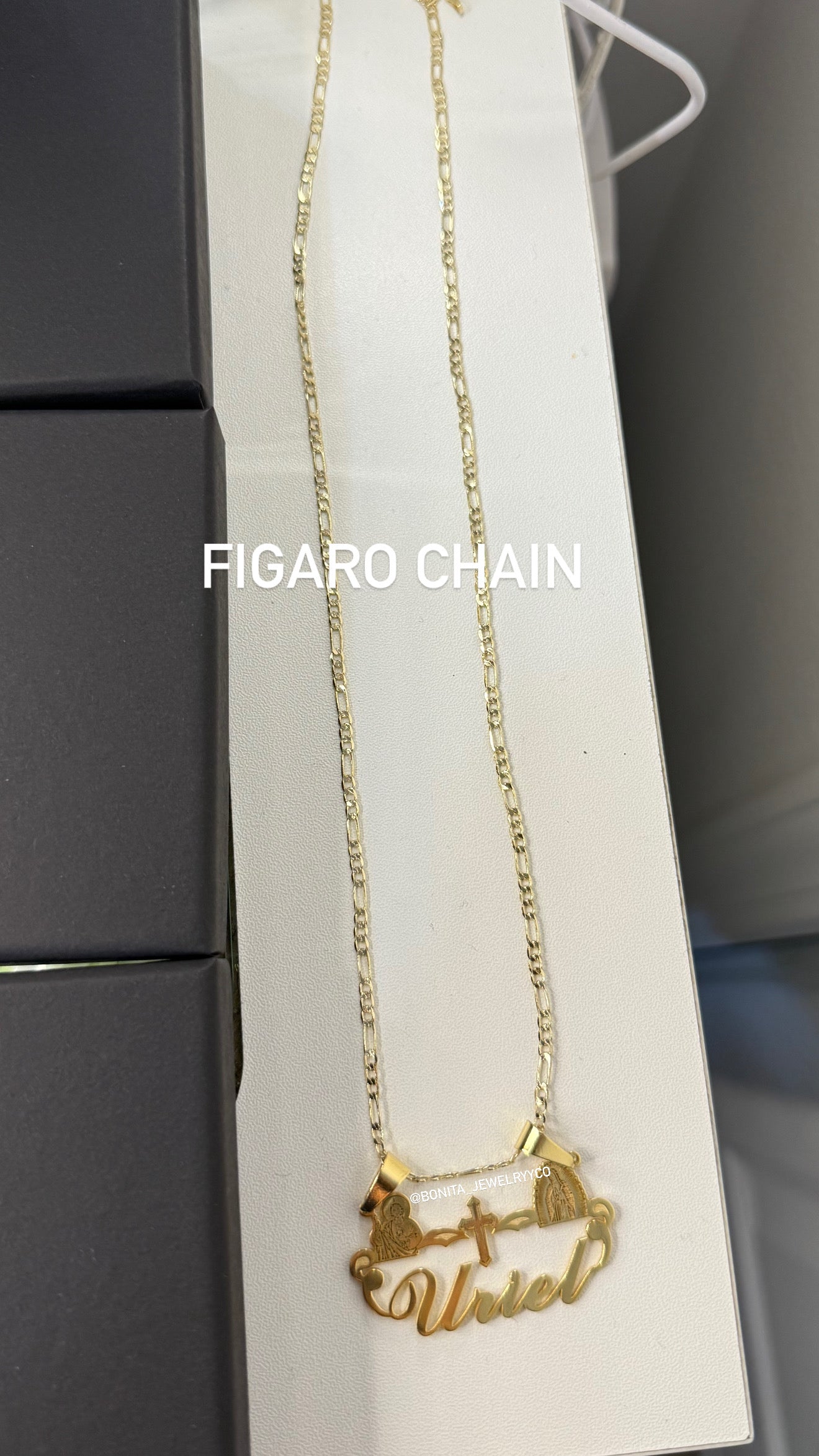 Personalized name necklace - religious