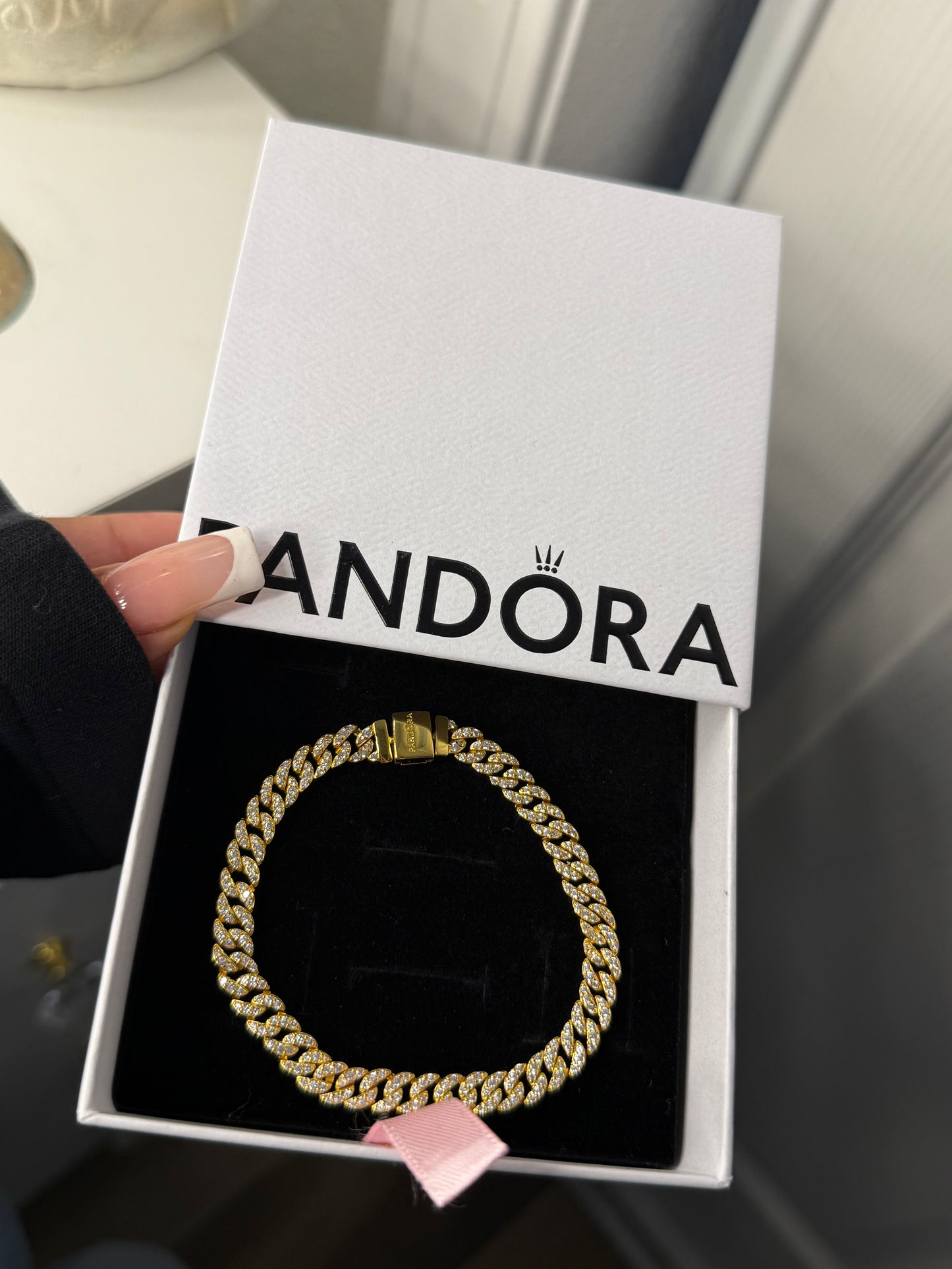 Unisex Gold plated bracelet with box