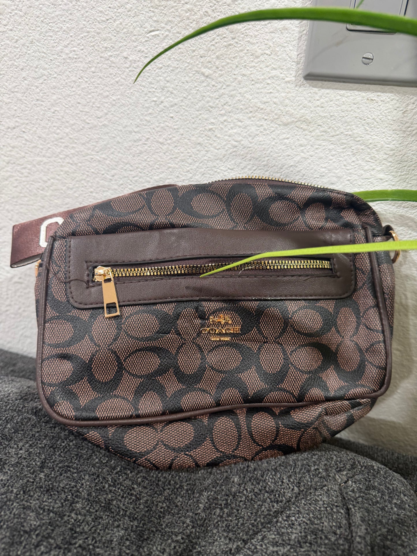 Dark brown small bag ready to ship