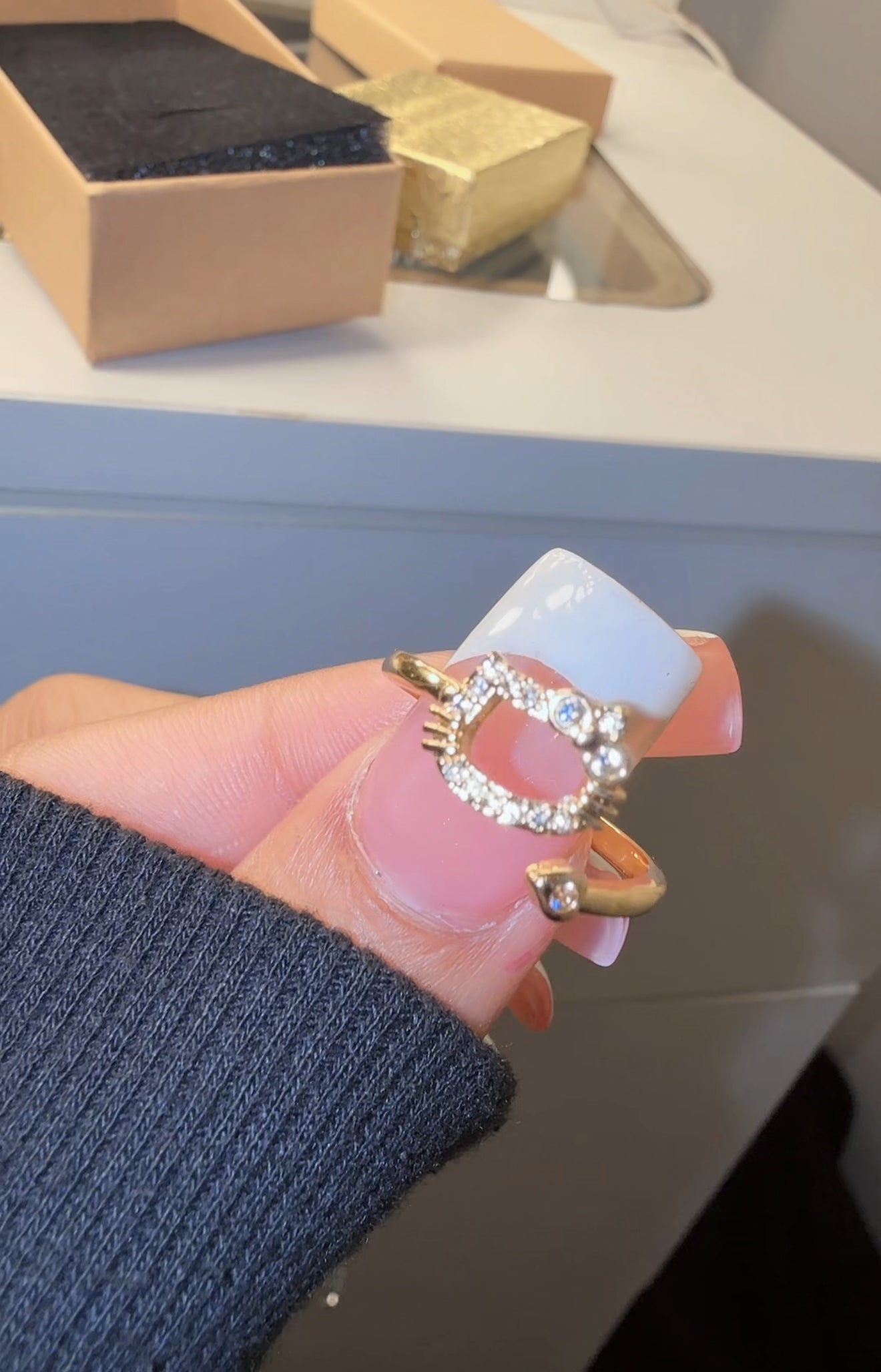 adjustable HK ring - ready to ship