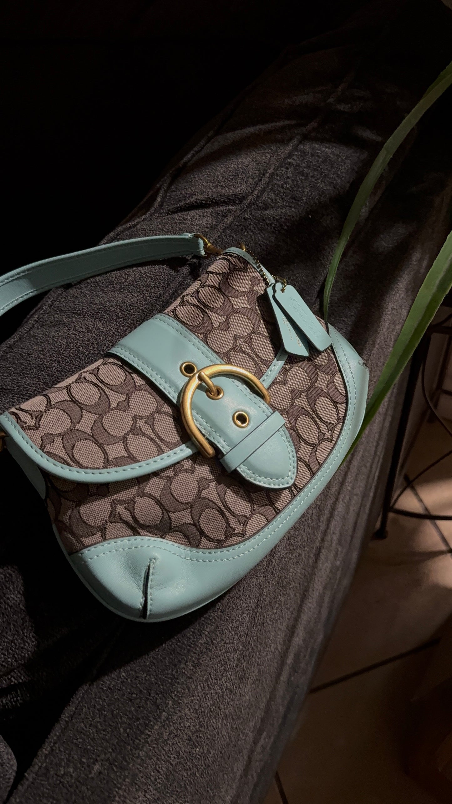 Blue vintage soho  - ready to ship