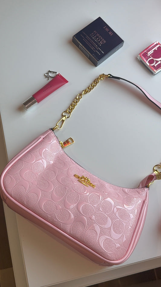 Baby pink purse