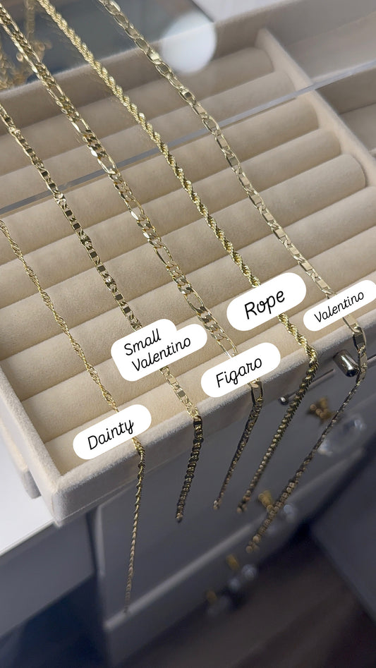 Gold plated necklaces