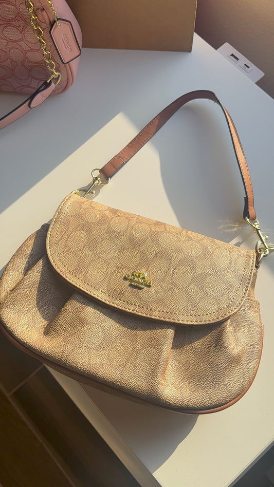Light brown purse - ready to ship