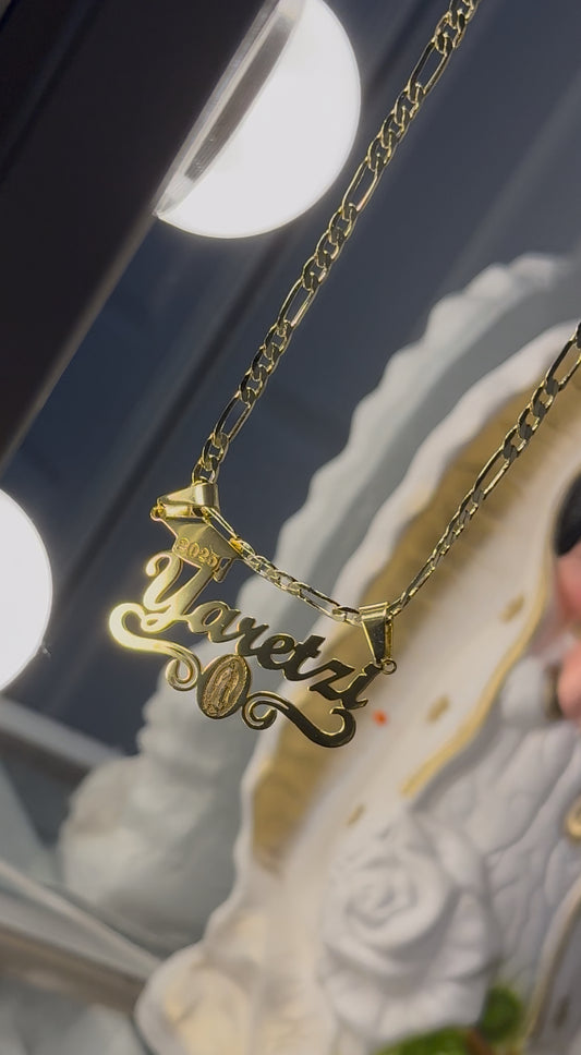 Style 2 - Virgencita graduation name necklace 👩‍🎓