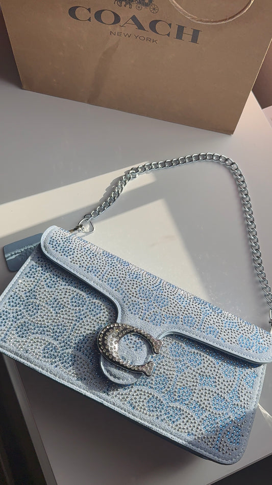 Sparkly blue purse💙