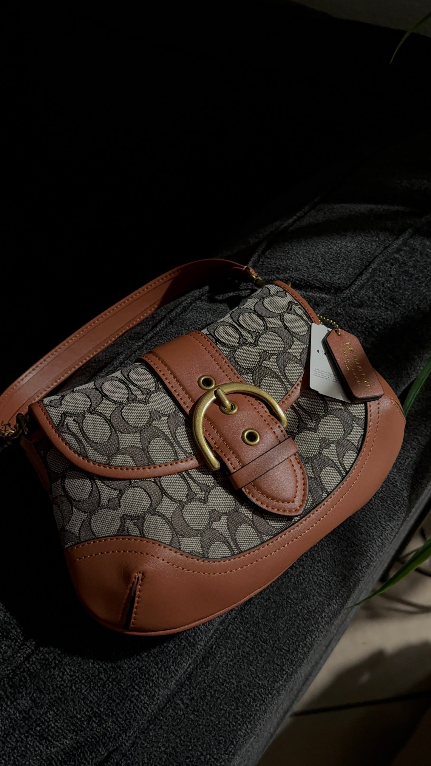 Orange brown vintage soho - ready to ship