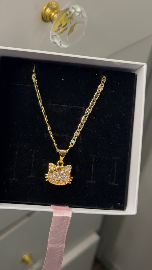 Hk pendant with Valentino necklace
