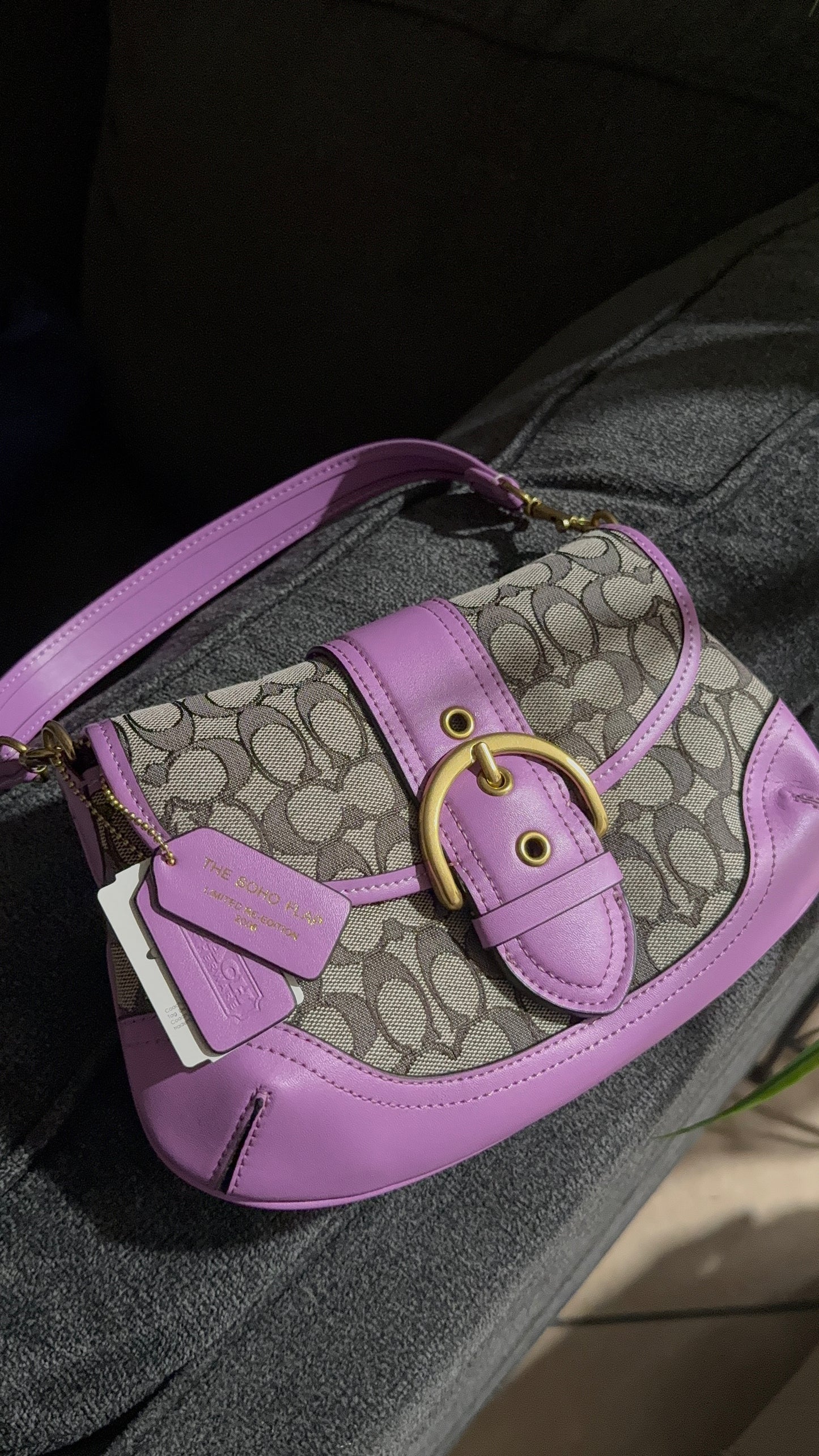 Purple vintage soho  - ready to ship