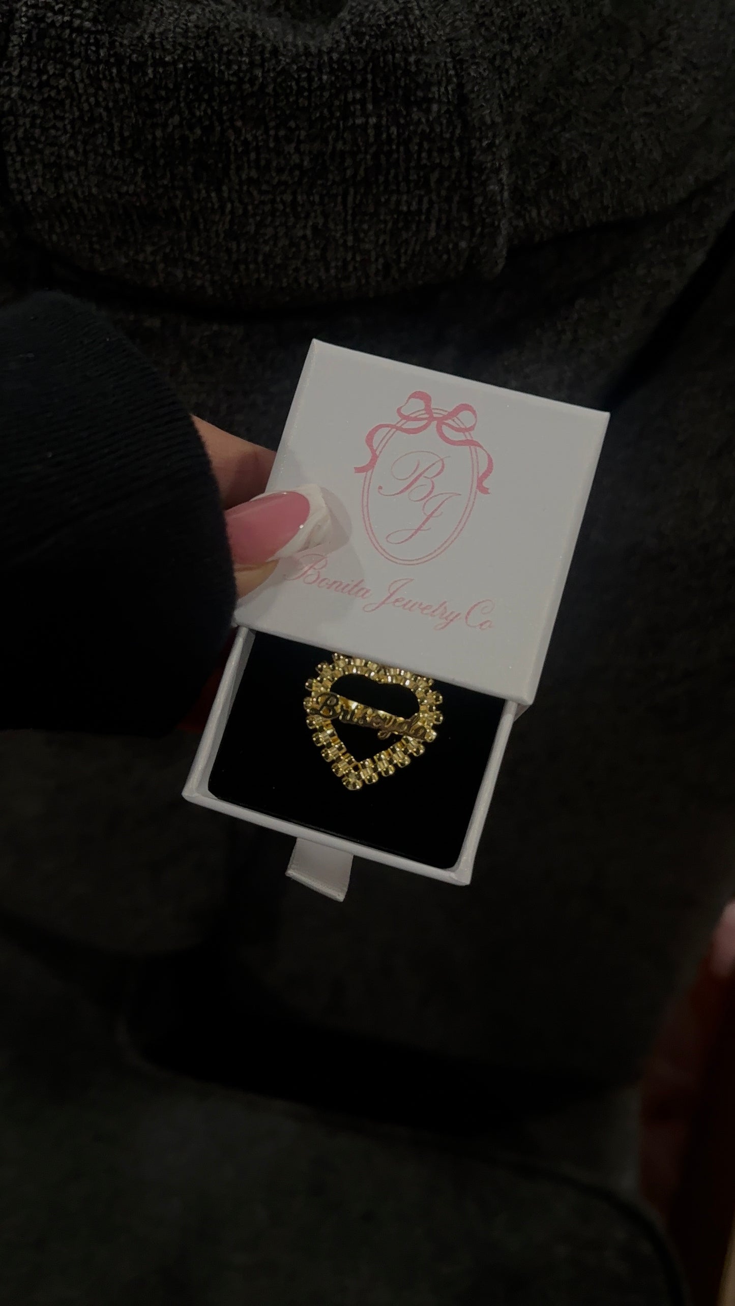 Personalized heart Rolex chain ring | all sizes available