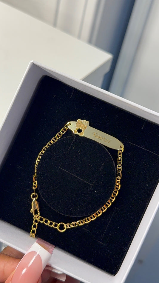 Personalized HK bracelet for toddlers - 6inch