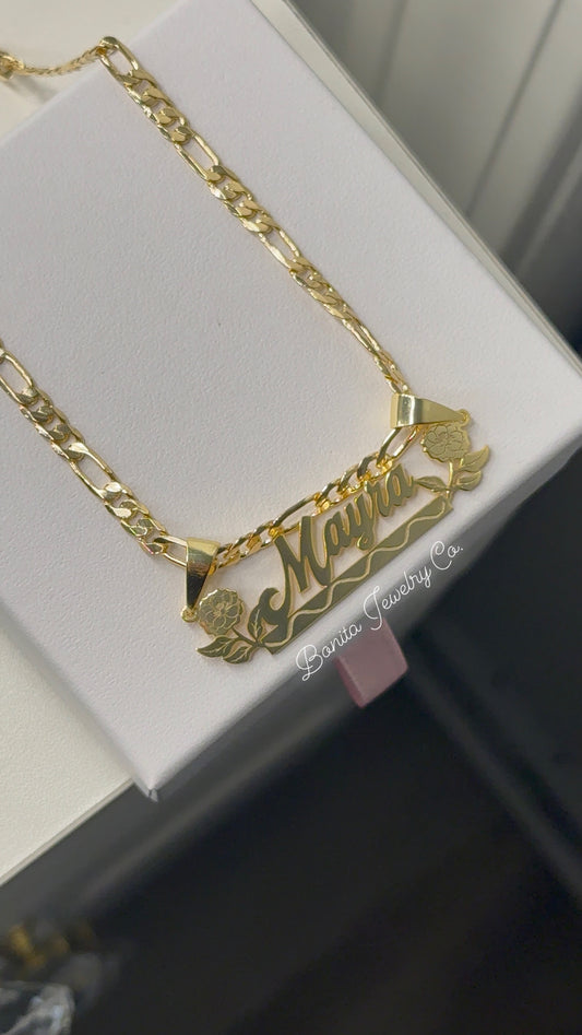Personalized name necklace |style : Eterna Primavera