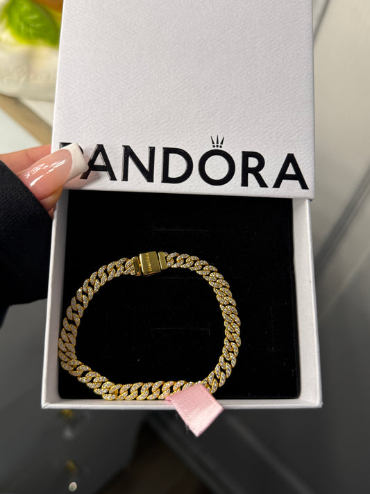 Unisex Gold plated bracelet with box