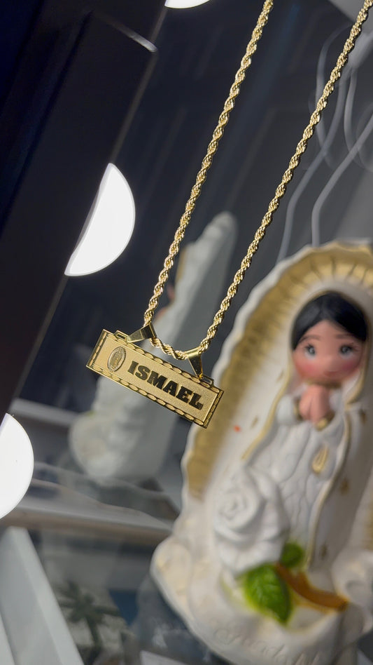 New design | virgencita personalized name necklace