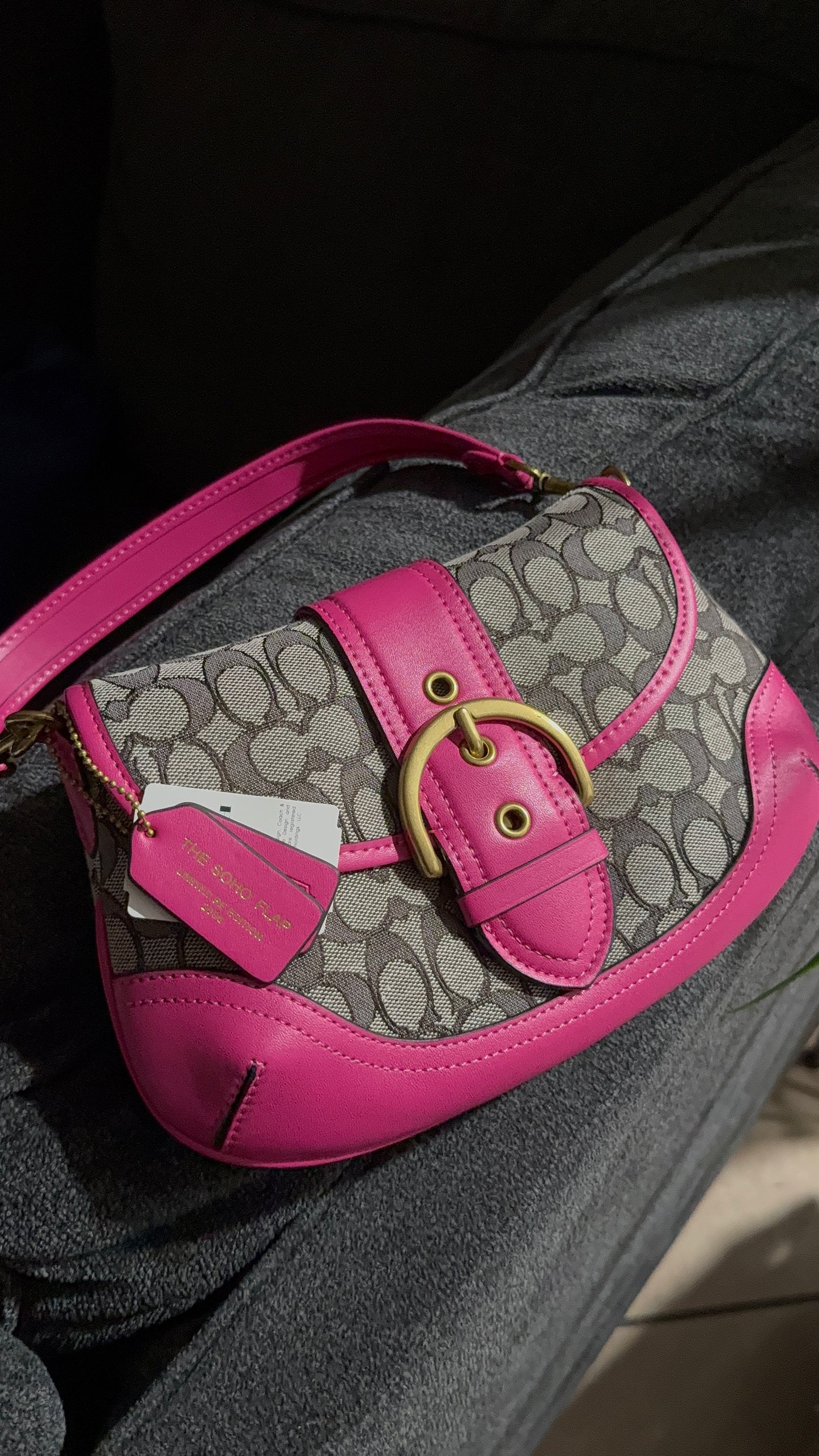 Pink vintage soho  - ready to ship