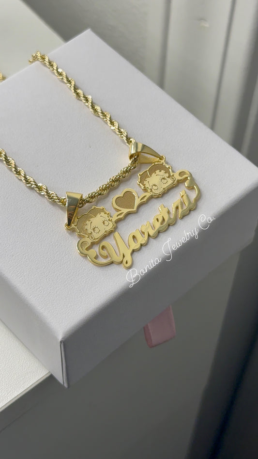 Personalized name necklace￼| style: boop ￼