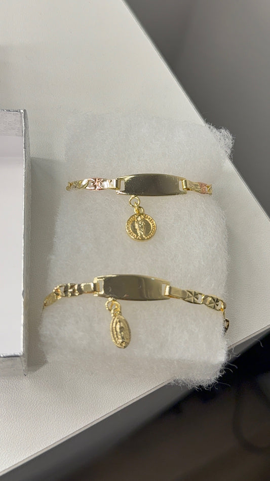 Religious baby bracelets