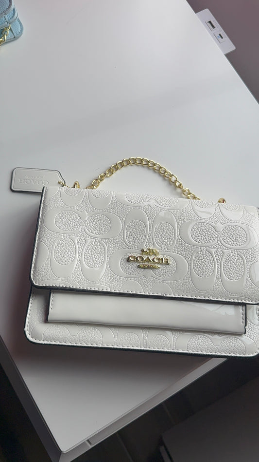 White purse