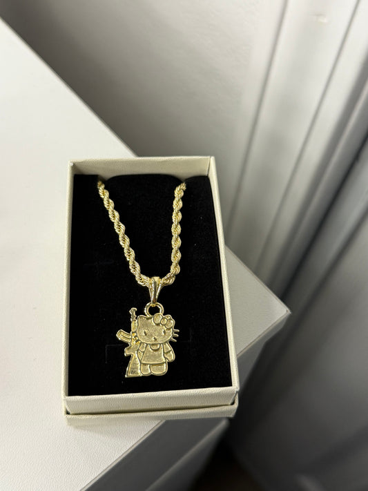 Hk pendant with chain - ready to ship