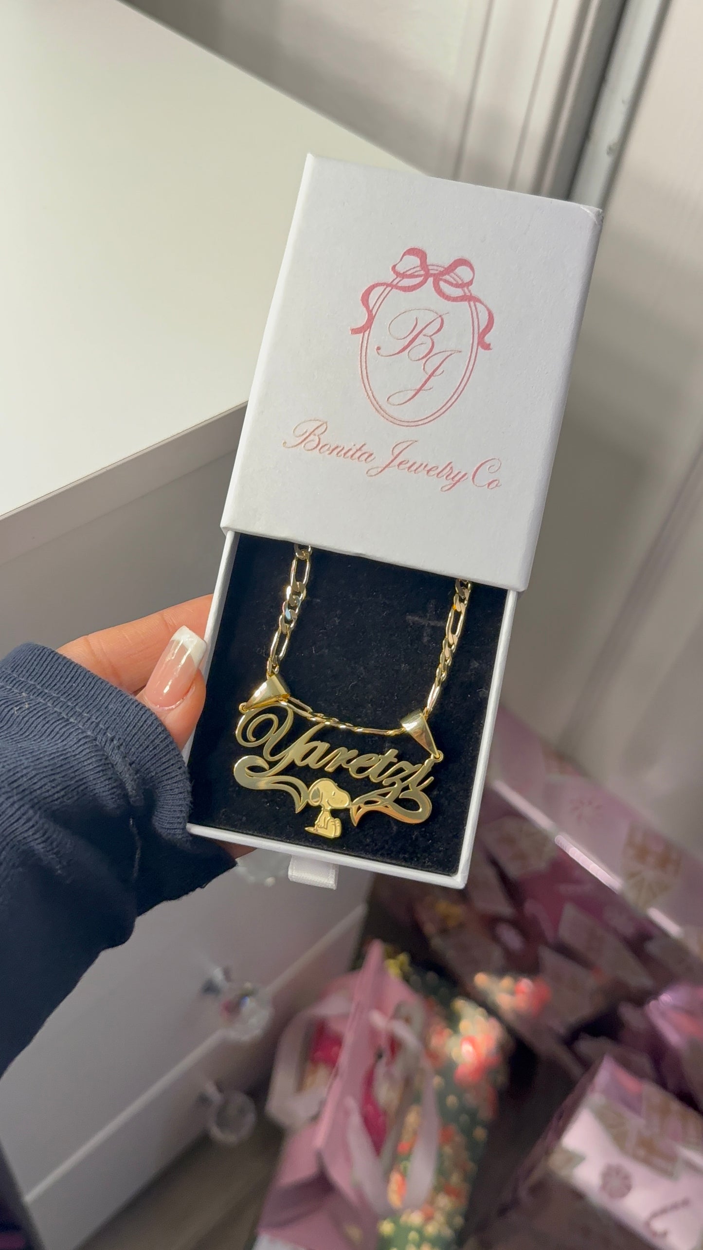 Snoop personalized name necklace