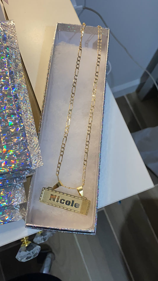 Personalized name necklace
