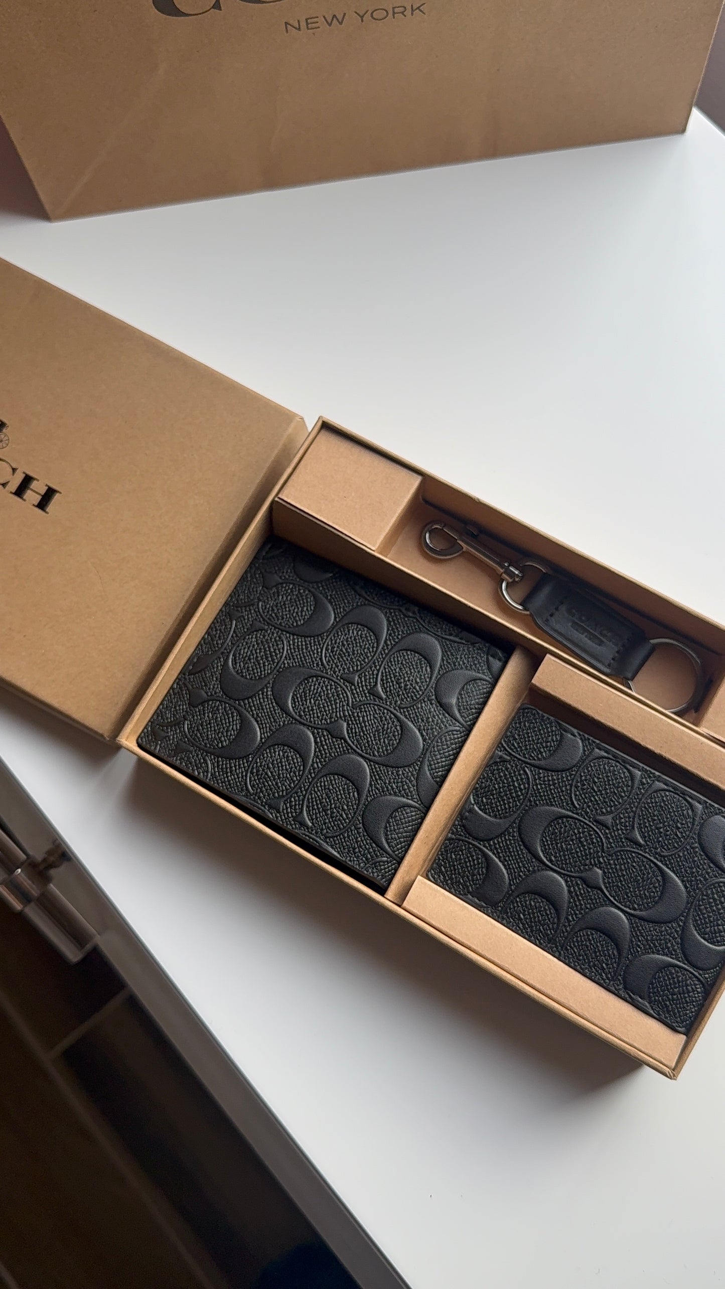 Men wallet set with box - ready to ship