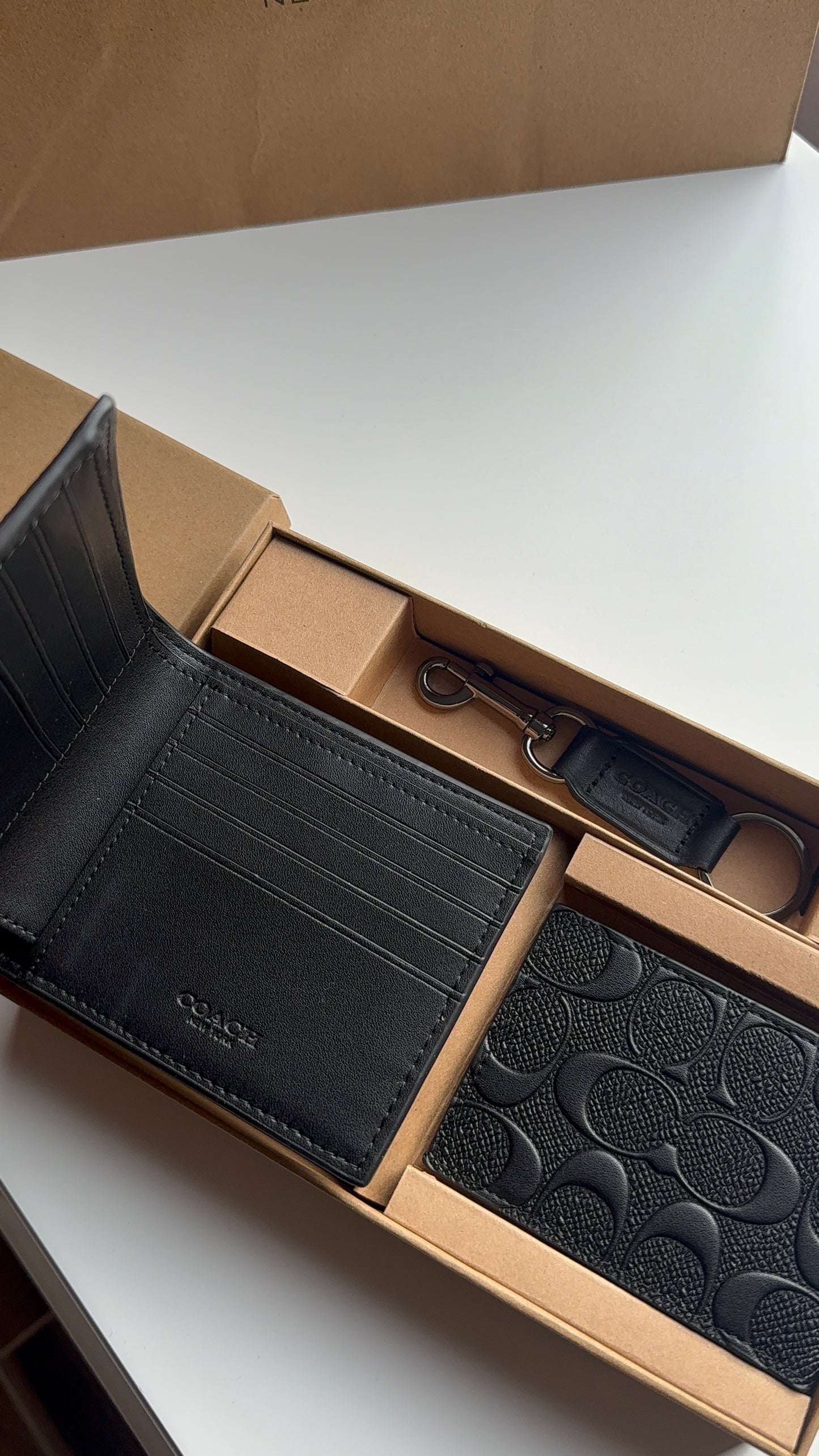Men wallet set with box - ready to ship