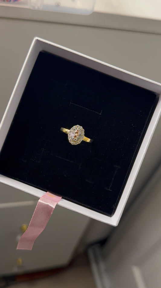 Gold Virgin Mary ring