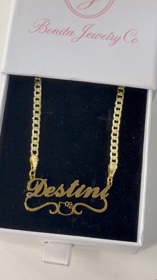 HK personalized name necklace